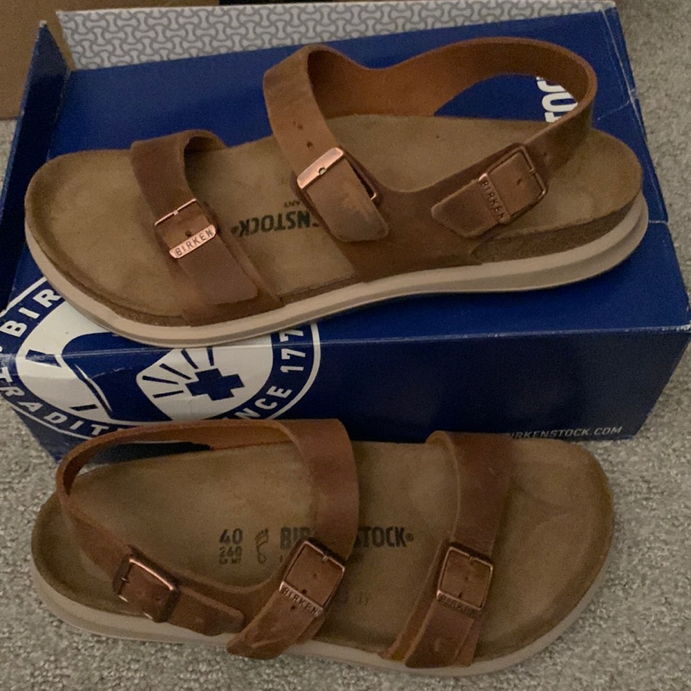 Birkenstock Sonora CT New in Box Ginger Brown
